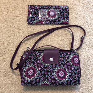 Vera Bradley deluxe iconic crossbody